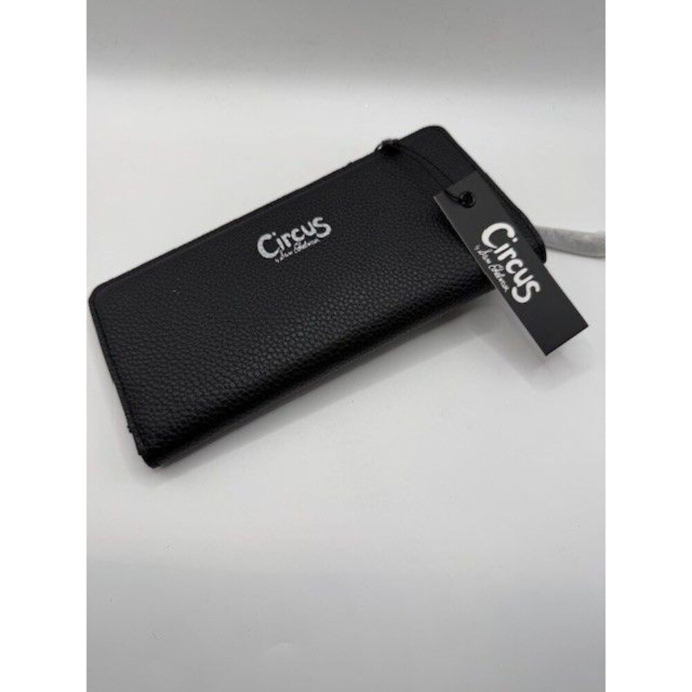 Circus by Sam Edelman Black  Bifold Wallet Zip Around Wristlet NWT